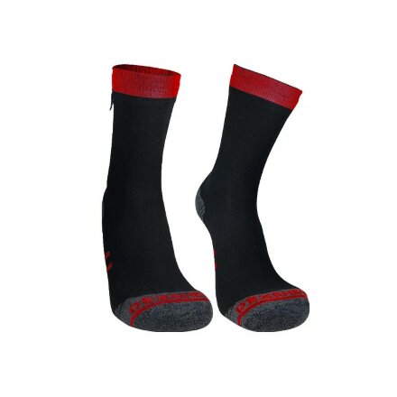 Водонепроницаемые носки DexShell Running Lite черный/красный M (39-42)