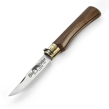 Нож складной Antonini Old Bear Walnut L клинок углеродка С67 9 см, рукоять орех (930621_LN), 9306/21_LN
