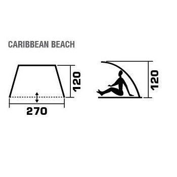 Шатер Trek Planet Caribbean Beach, 4620005389007