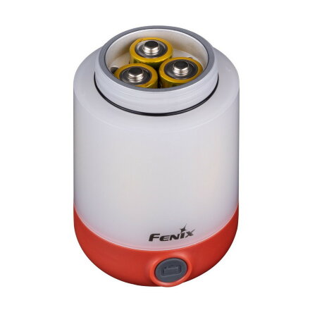 Уцененный товар Фонарь Fenix CL23 зеленый(Упаковка надорвана. Лампа красного цвета + 3 батарейки ААА. Витринный образец)
