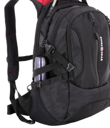 Рюкзак Swissgear SA15912215 15”, черный-красный, 36х17х50 см, 30 л
