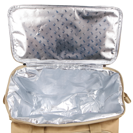 Сумка-холодильник Арктика с набором посуды (6 чел) 22 л 4100-6 синий с рисунком, 4610003064709
