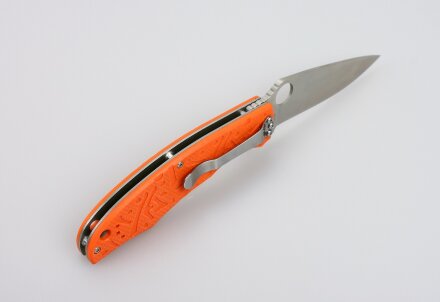 Уцененный товар Нож Ganzo G7321 зеленый, (Новый. Без упаковки. В зип пакете. На лезвии пятнышки ржавчины)