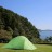 Уцененный товар Палатка Naturehike Cloud Up 3 210T NH18T030-T трехместная с ковриком, зеленый, (Б/У. незначительные следы использования)