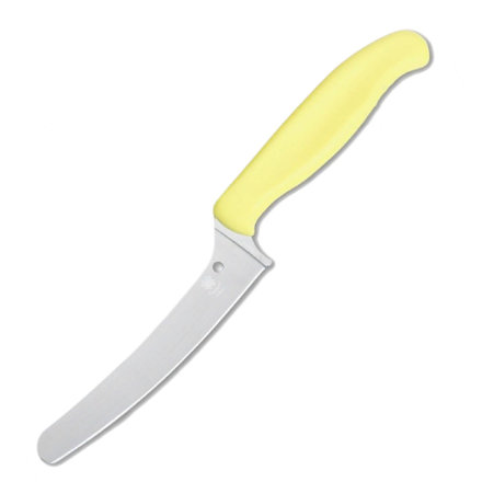 Нож кухонный Spyderco Z-Cut Blunt Tip желтый PlainEdge (K13PYL)