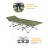 Кровать складная KingCamp Strong Stable Folding Camping Bed Cot зеленая 8003, 114389