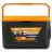 Изотермический контейнер термобокс Biostal 10 л., серый-оранжевый (CB-10G)
