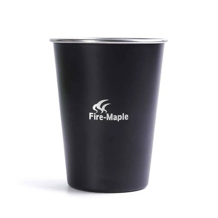 Стакан Fire-Maple из нержавеющей стали с анодированием 350мл 2шт Antarcti Cup Black, ANTARCTI CUP BLACK