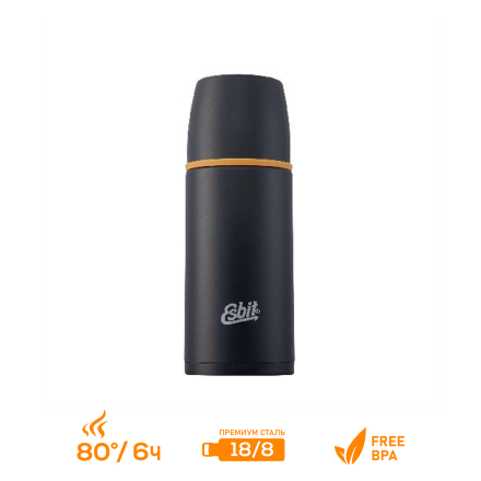 Термос Esbit VF500ML, черно-оранжевый, 0.5 л