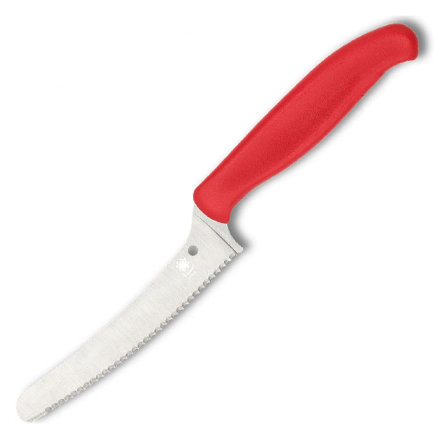Нож кухонный Spyderco Z-Cut Blunt Tip красный SpyderEdge (K13SRD)