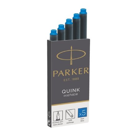 Чернила Parker (картридж) синий 5 шт в упаковке (1950383)