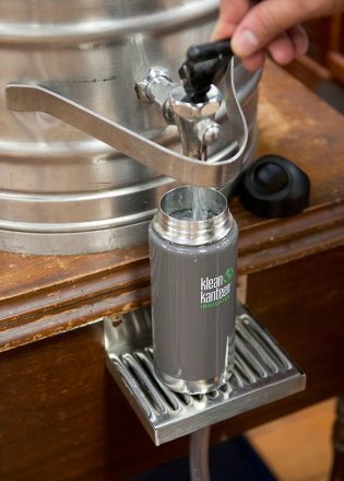 Термобутылка Klean Kanteen Insulated Wide Cafe Cap 20oz (592 мл) Brushed Stainless, 1003143