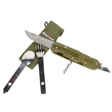 Ложка-вилка-нож KingCamp Multi Camp Kit 3643, 6939994209349