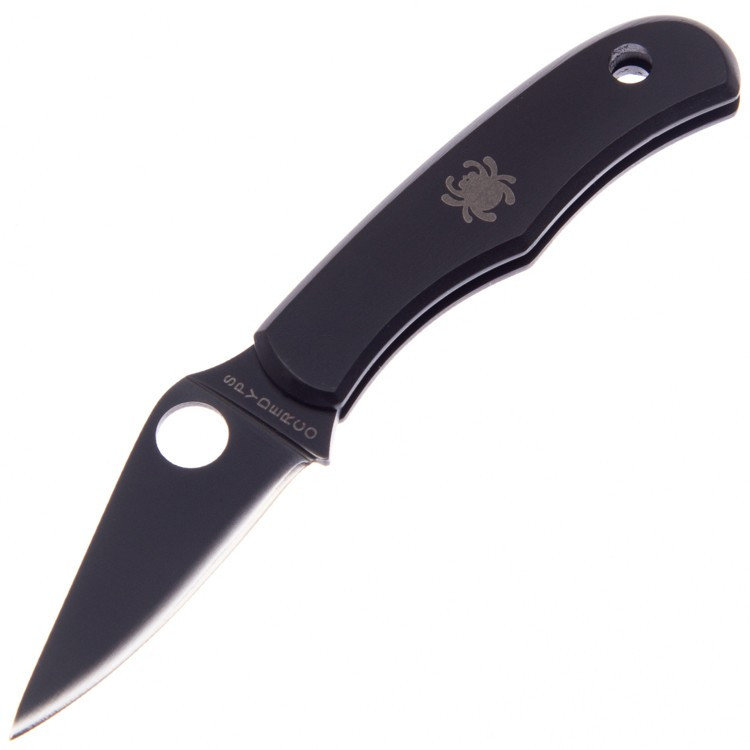 Нож складной Spyderco Bug Black PlainEdge 133BKP