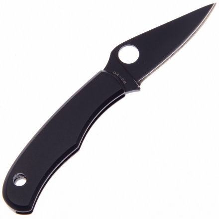 Нож складной Spyderco Bug Black PlainEdge 133BKP