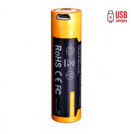 Аккумулятор 14500 Fenix 1600U mAh с разъемом для USB, ARB-L14-1600U
