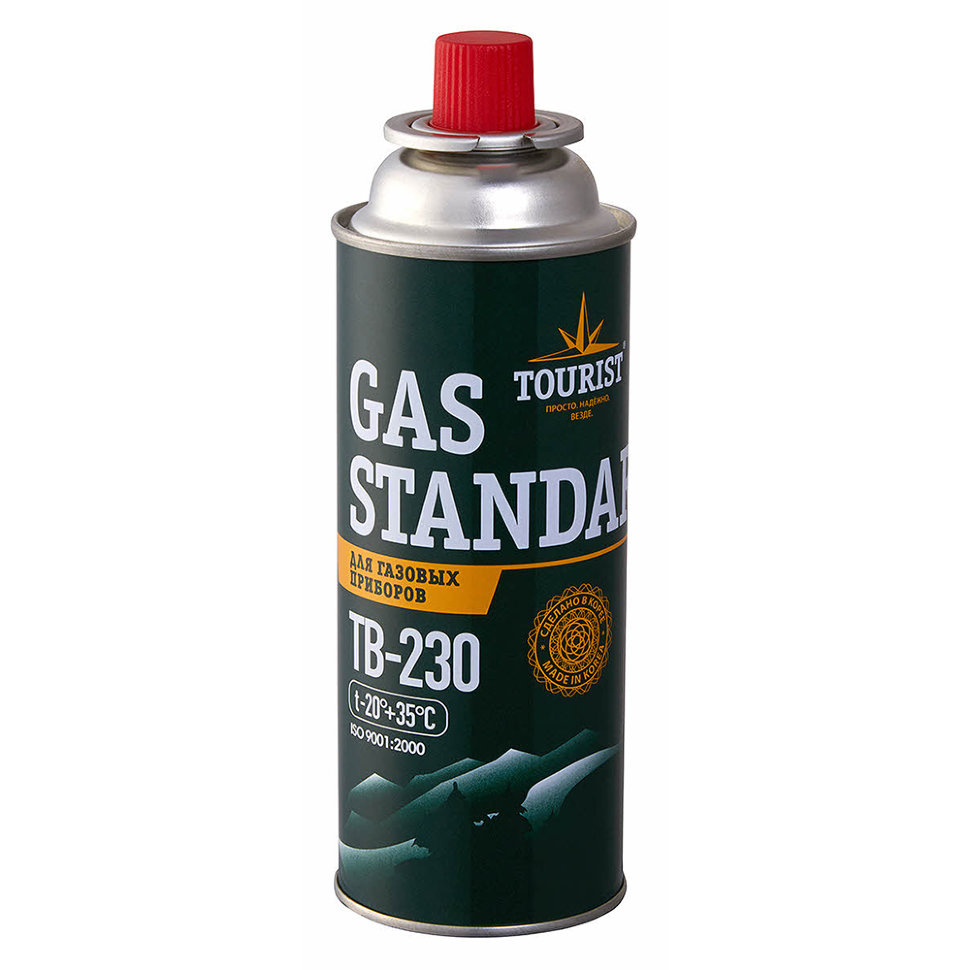 Баллон газовый tourist standard tb 230 для пропановых приборов