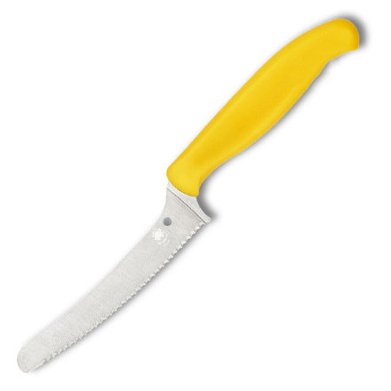 Нож кухонный Spyderco Z-Cut Blunt Tip желтый SpyderEdge (K13SYL)