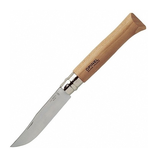 Нож складной Opinel №12, нержавеющая сталь, рукоять из бука