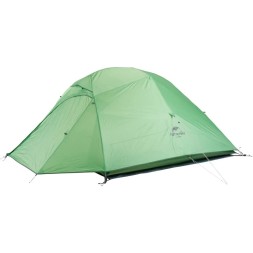 Палатка Naturehike Cloud Up 3 210T NH18T030-T трехместная с ковриком, зеленый, 6927595730621