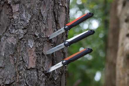 Нож складной Roxon K3, Sandvik Steel 12C27, оранжевый, K3-12C27-OR