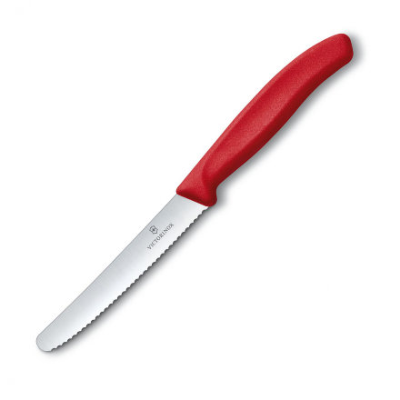 Кухонный нож Victorinox серрейтор красный (6.7831)