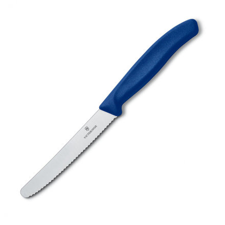 Кухонный нож Victorinox серрейтор синий (6.7832)
