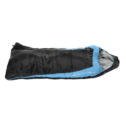 Спальный мешок Campus Adventure 300SQ L-zip (одеяло -8С, 240X95см) black700/lt.blue802, 10701008
