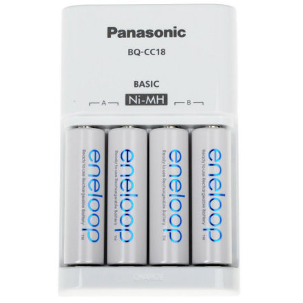 Зарядное устройство Panasonic eneloop pro K-KJ16HCC40E Smart &amp; Quick charger 4 AA BL, 12365