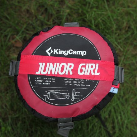 Спальный мешок KingCamp Junior Girl 3195 розовый, 6939994257920