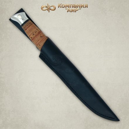Нож АиР Финка-3 рукоять береста, алюминий, клинок 95х18, AIR8258