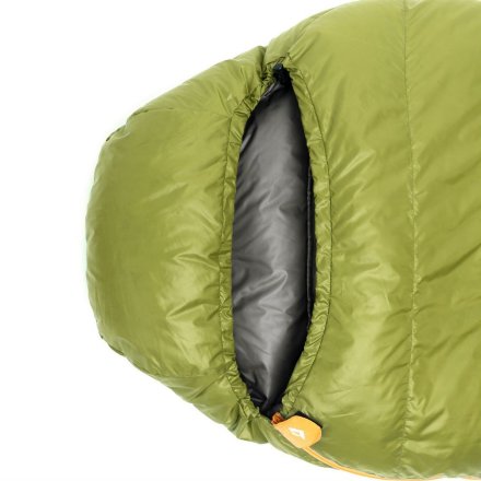 Спальный мешок KingCamp Protector 600 -11°с 8003 зеленый левый, 6927194702678