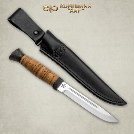 Нож АиР Финка-3 рукоять береста, клинок 95х18, AIR4395