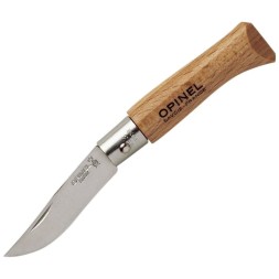 Нож Opinel №3, нержавеющая сталь, рукоять из бука, 001071