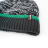 Водонепроницаемая шапка Dexshell Cuffed Beanie черный/зеленый S/M (56-58 см)
