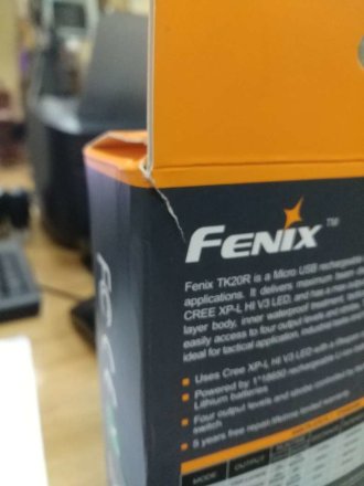 Уцененный товар Фонарь Fenix TK20R (повреждена упаковка)