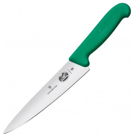 Нож Victorinox разделочный зелёный, лезвие 15 см (5.2004.15)