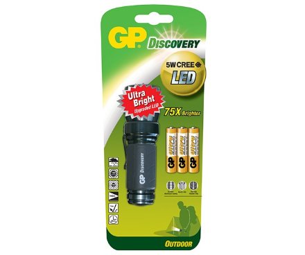 Фонарь GP Discovery Flashlight LOE203
