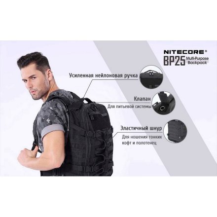 Тактический рюкзак Nitecore BP25, 18001