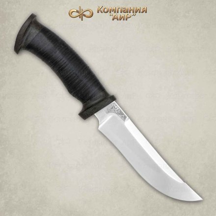 Нож АиР Росомаха рукоять кожа, клинок 95х18, AIR7031