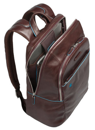 Рюкзак унисекс Piquadro Blue Square CA3214B2/MO коричневый натуральная кожа, 328979