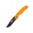 Нож-полуавтомат Ontario RAT-1, клинок черный, рукоять оранжевая, 8871OR