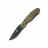 Нож-полуавтомат Ontario RAT-1, клинок черный, рукоять оранжевая, 8871OR