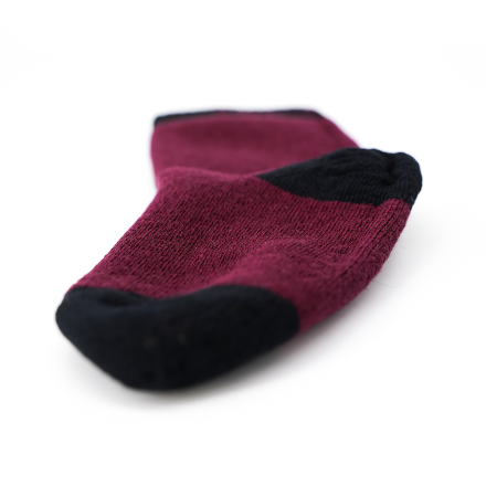 Водонепроницаемые детские носки DexShell Ultra Thin Children Socks бордовый/черный S (16-18 см)
