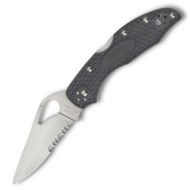 Нож складной Spyderco Meadowlark 2 CombinationEdge Grey BY04PSGY2