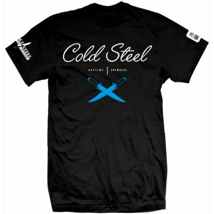 Футболка Cold Steel Cursive Black Tee Shirt (M) CS_TJ2