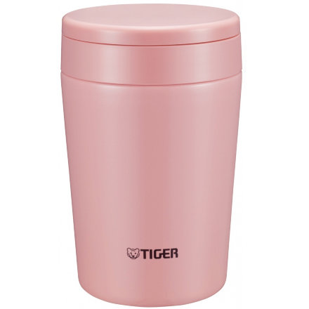 Термос для еды Tiger MCL-A038 Cream Pink 0.38 л, розовый, MCL-A038PC