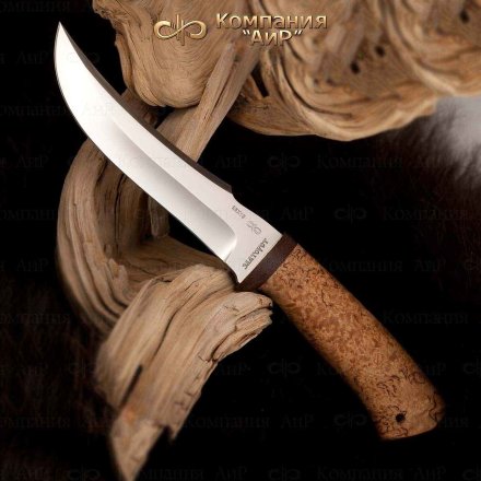 Нож АиР Клык рукоять карельская береза, клинок 100х13м, AIR3976
