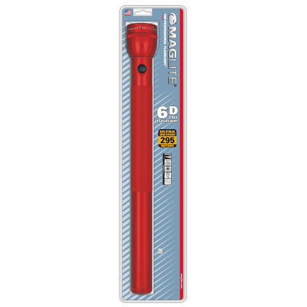 Фонарь Maglite 6D, красный, 49,5 см, S6D036E