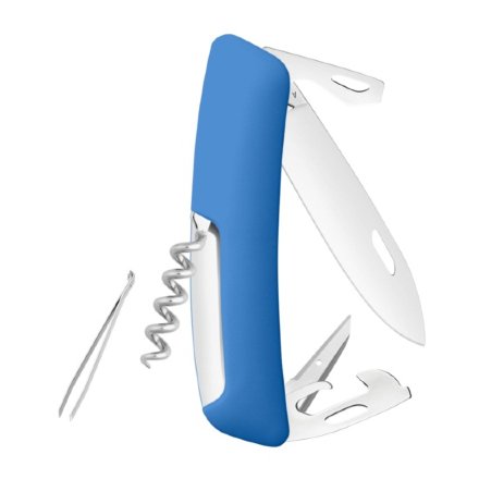 Нож складной Swiza D03 Standard, синий (блистер), KNI.0030.1031